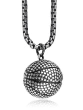 Charming Textured Sphere Pendant Chain