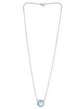 Peora Moonstone Halo Pendant Necklace