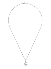 Silver Infinity Sparkle Pendant Necklace