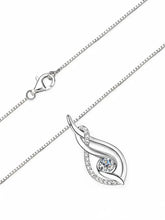 Silver Infinity Sparkle Pendant Necklace