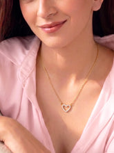 Peora Delicate Heart Chain - Gold