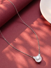 Peora Ivory Pearl Necklace - Silver