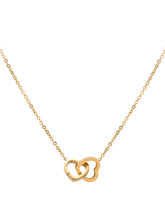 Peora Entwined Infinite Heart Necklace - Gold
