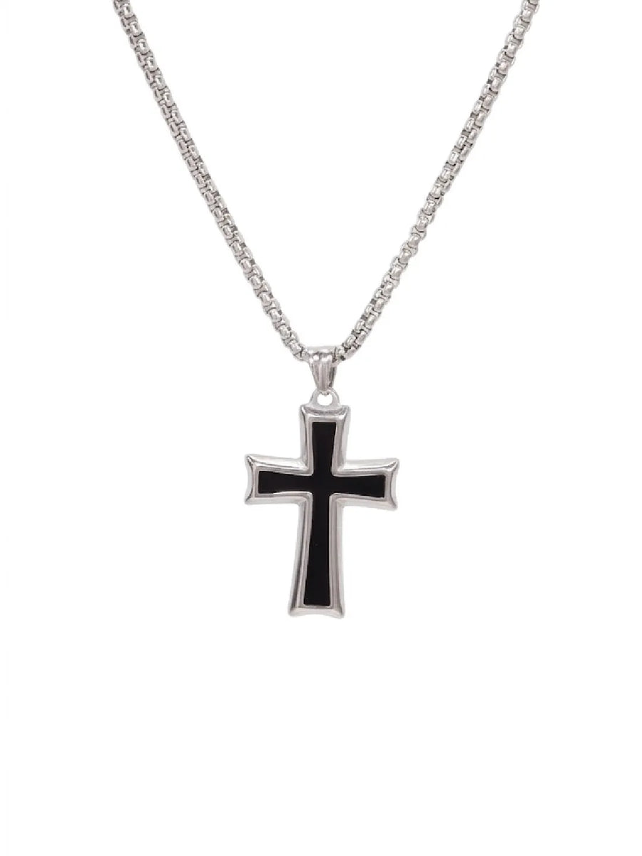 Peora Forever Jesus Pendant Chain - Silver