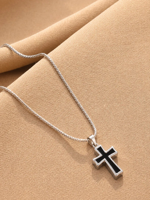 Peora Forever Jesus Pendant Chain - Silver