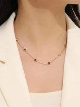 Peora Rainbow Minimal Chain Necklace