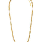 Peora Gold Cuban Link Chain Bar Necklace For Men