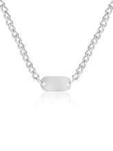 Chic Chain Necklace with Simple Pendant