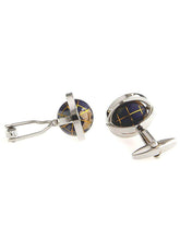 Earth Elegance Blue Formal Cuff Links