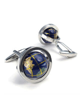 Earth Elegance Blue Formal Cuff Links