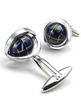 Earth Elegance Blue Formal Cuff Links