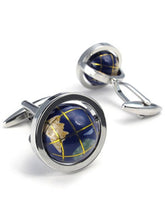 Earth Elegance Blue Formal Cuff Links