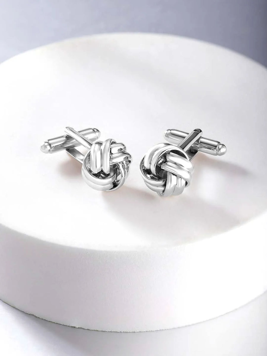 Tied Knot Cufflinks | Classic Men’s Accessories by Peora

