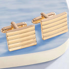 Striped Cufflinks by Peora | Stylish & Modern Men’s Accessories