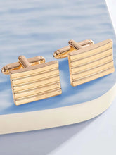 Striped Cufflinks by Peora | Stylish & Modern Men’s Accessories
