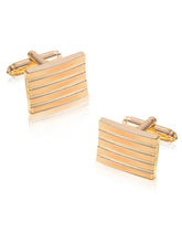 Striped Cufflinks by Peora | Stylish & Modern Men’s Accessories