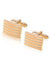Striped Cufflinks by Peora | Stylish & Modern Men’s Accessories