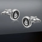 Round Cufflinks by Peora | Classic & Elegant Men’s Accessories