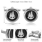 Round Cufflinks by Peora | Classic & Elegant Men’s Accessories