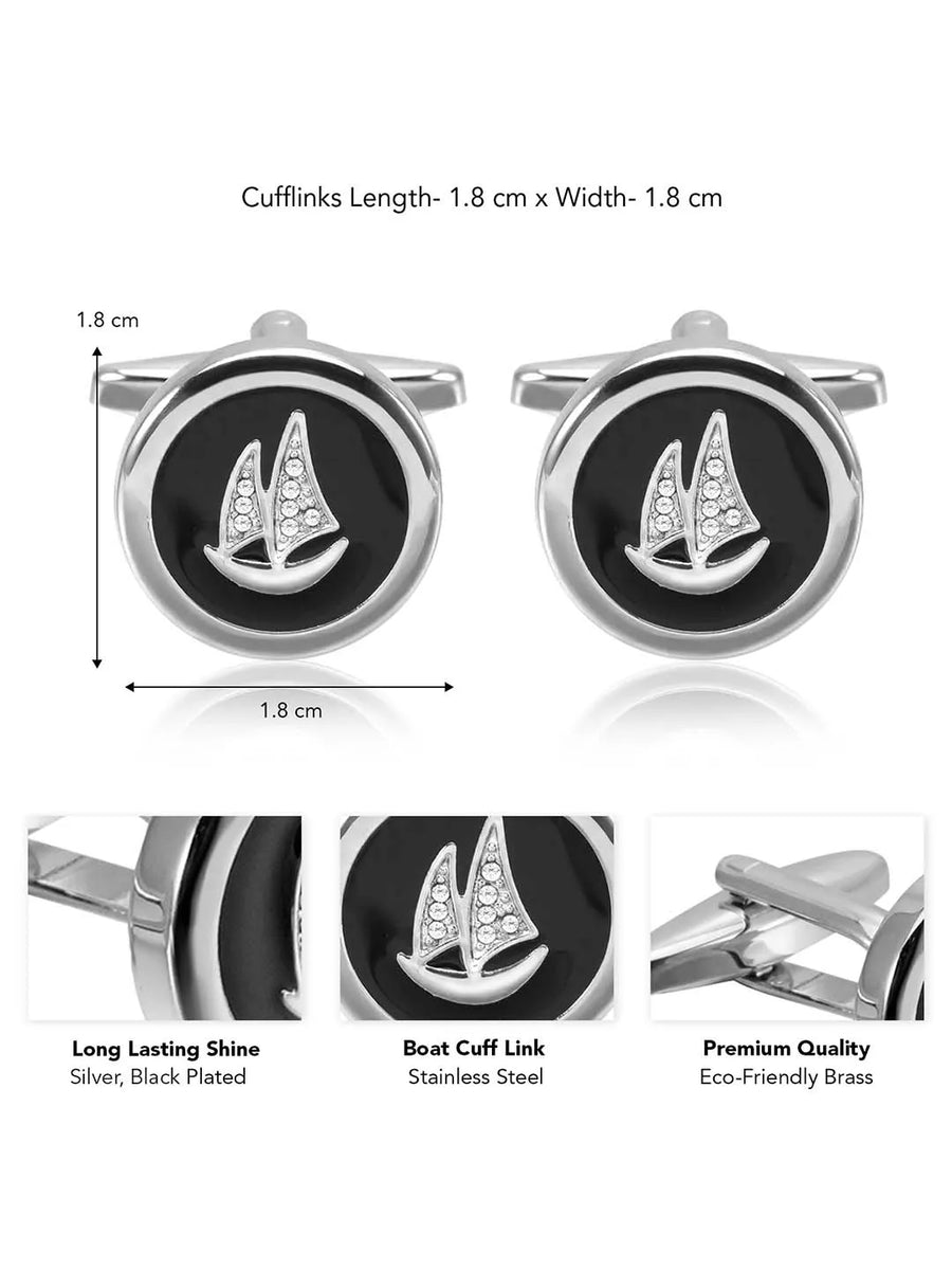 Round Cufflinks by Peora | Classic & Elegant Men’s Accessories