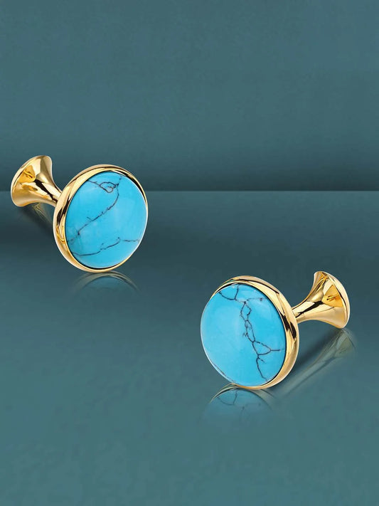 Golden Cufflinks by Peora | Luxurious & Timeless Men’s Accessory