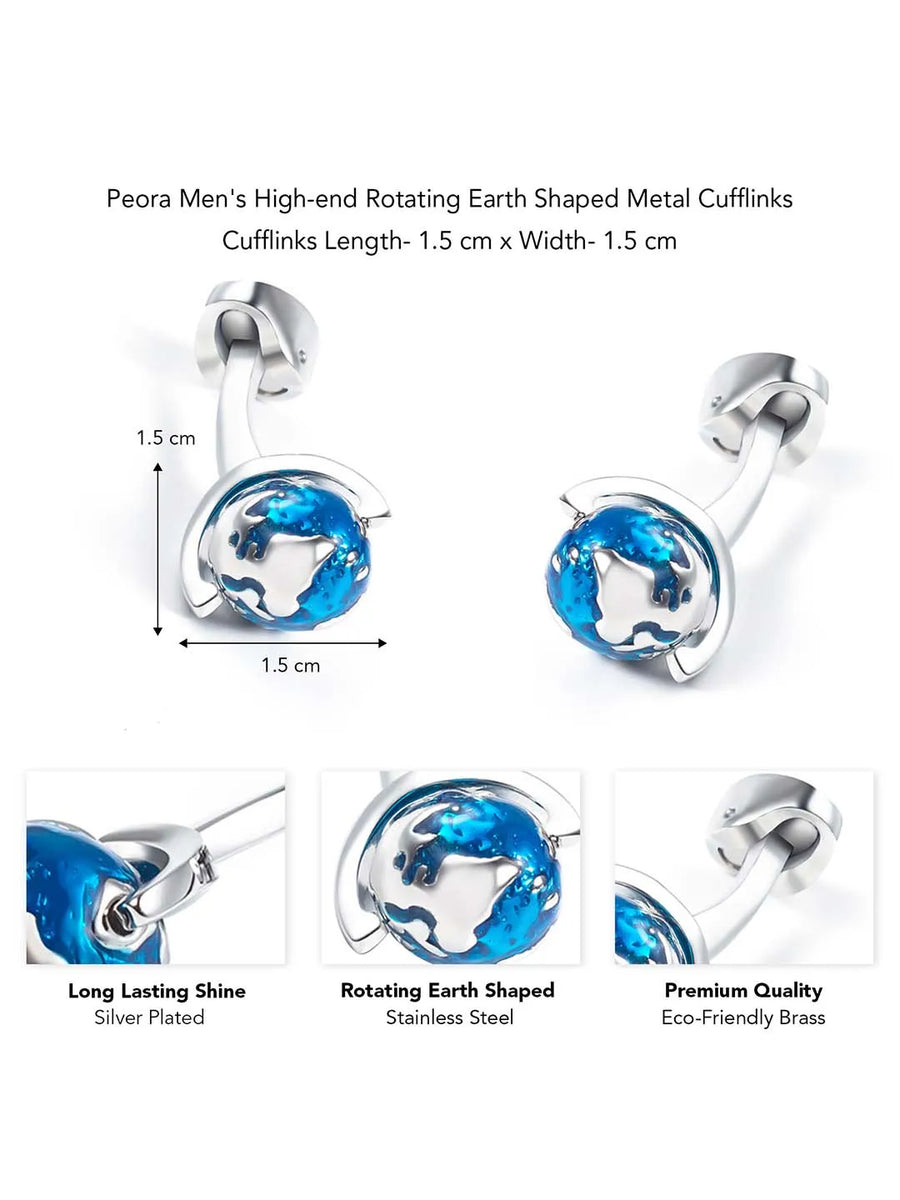 Elegance Cufflinks by Peora | Refined Style for Modern Gentlemen