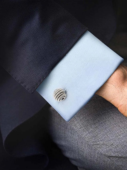 Steel Cufflinks by Peora | Sleek & Durable Men’s Accessories