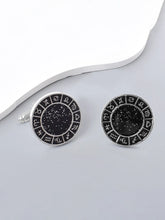 Peora Zodiac Dial Black Cufflinks