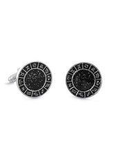 Peora Zodiac Dial Black Cufflinks