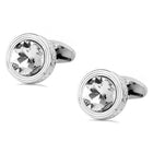Peora Statement Crystal Shirt Cufflinks For Men