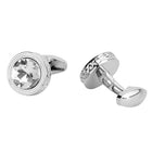 Peora Statement Crystal Shirt Cufflinks For Men