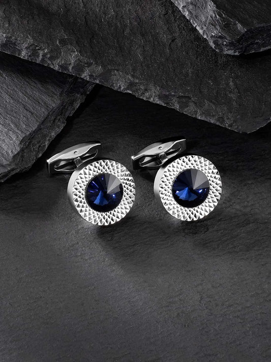 Crystal Cufflinks by Peora | Sparkle & Sophistication for Men