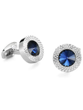 Crystal Cufflinks by Peora | Sparkle & Sophistication for Men