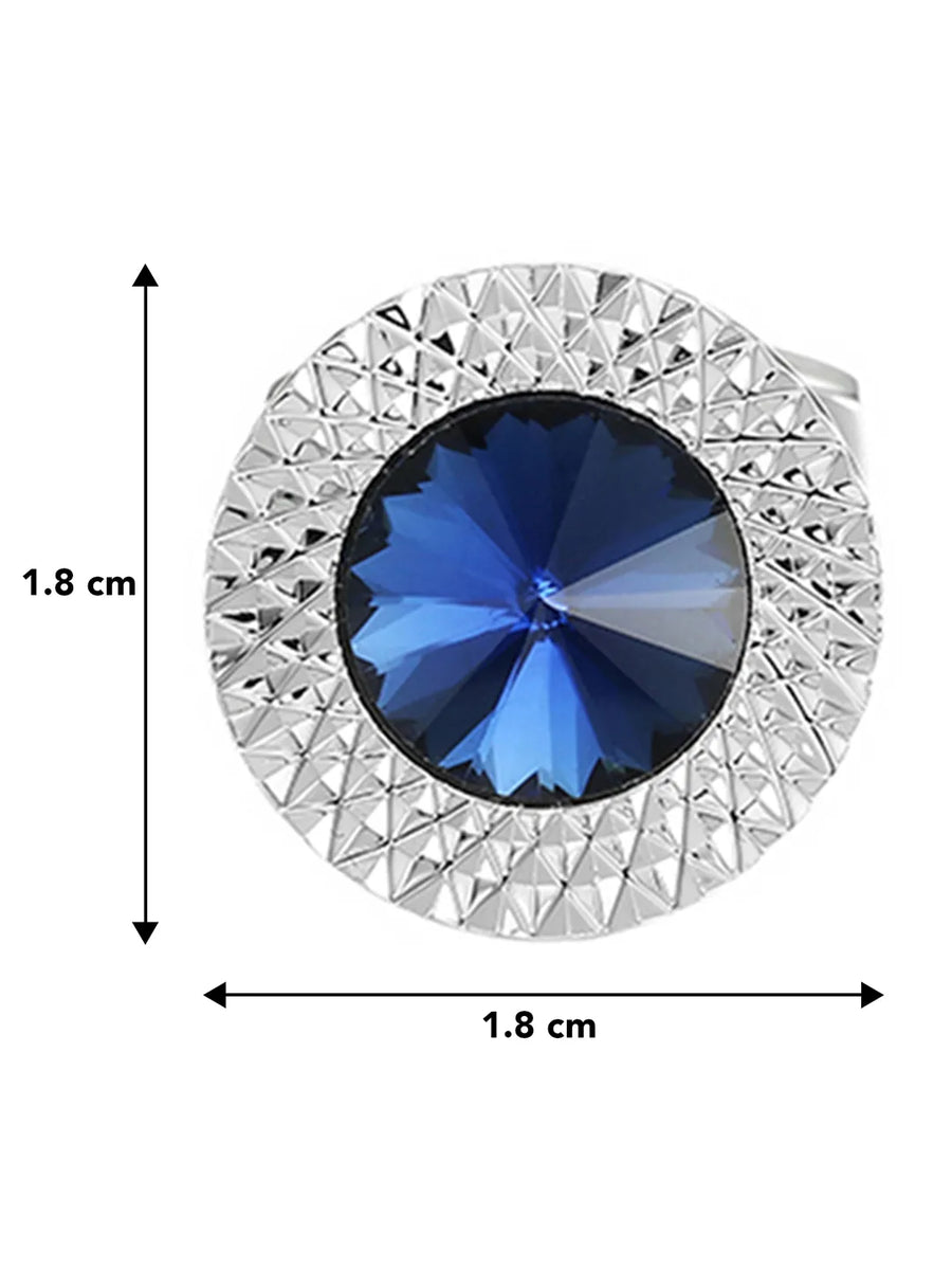 Crystal Cufflinks by Peora | Sparkle & Sophistication for Men