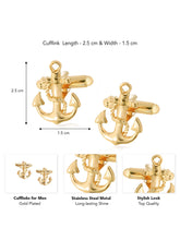 Map of Style Globe Earth Cufflinks