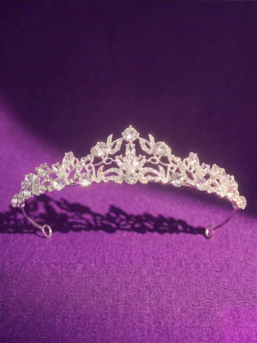 Peora Royal Princess Heirloom Tiara - Silver