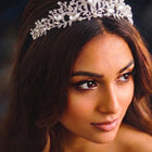 Peora Fairytale Crystal Princess Tiara - Silver