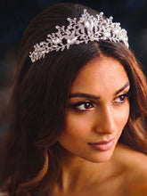 Peora Fairytale Crystal Princess Tiara - Silver