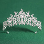 Peora Fairytale Crystal Princess Tiara - Silver