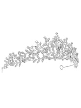 Peora Fairytale Crystal Princess Tiara - Silver