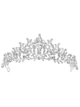 Peora Fairytale Crystal Princess Tiara - Silver