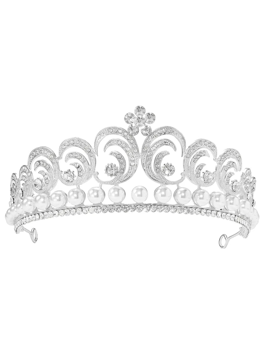 Peora Imperial Sparkle Tiara - Silver