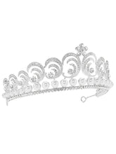 Peora Imperial Sparkle Tiara - Silver
