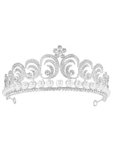 Peora Imperial Sparkle Tiara - Silver