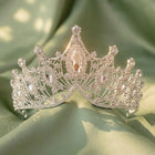 Peora Crystal Regal Princess Tiara - Silver