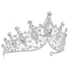 Peora Crystal Regal Princess Tiara - Silver