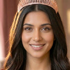 Peora Starlight Crystal Princess Tiara - Rose Gold