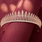 Peora Starlight Crystal Princess Tiara - Rose Gold