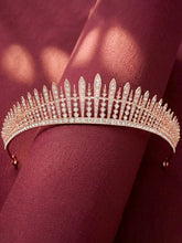 Peora Starlight Crystal Princess Tiara - Rose Gold