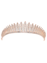 Peora Starlight Crystal Princess Tiara - Rose Gold
